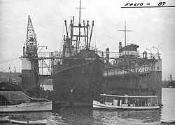 El vapor de carga Toro en 1917.