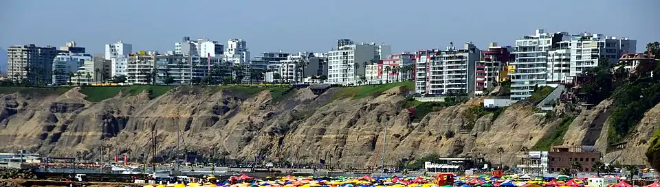 Vista de Barranco desde el litoral