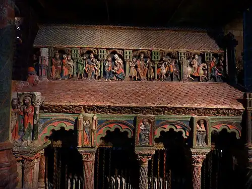 Cenotafio de los santos Vicente, Sabina y Cristeta en la basílica de San Vicente de Ávila.