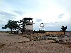 Instalaciones abandonadas de la ex base Aeronaval.