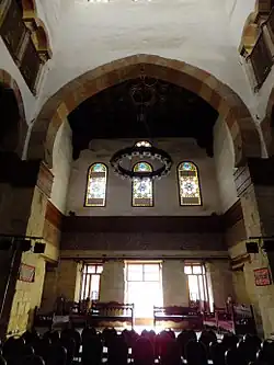 Vista de la qa'a (sala de recepción) del palacio Bashtak.