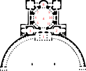 Planta de la Basílica