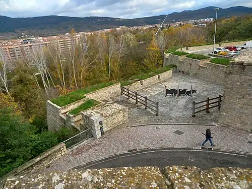 Baterías bajas del Semibaluarte; espacio utilizado, en el encierro, como Corralillos[v]​