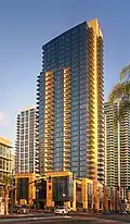 Torre residencial Bayside en San Diego, California