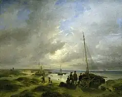 Playa en Katwijk(1833).