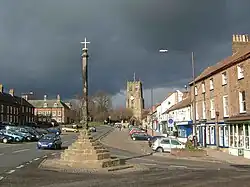 Crucero market cross en Bedale (Inglaterra).