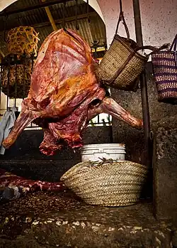 Cuarto de carne de res