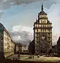 El Kreuzkirche en Dresde (1747 y 1756).
