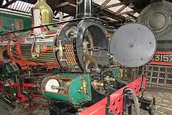 Caja de humos y cilindro.