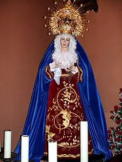 Talla de la Virgen de la Caridad