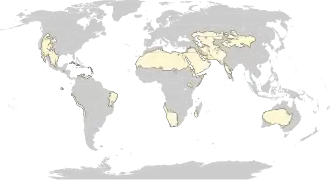 Distribución de los desiertos en el mundo.