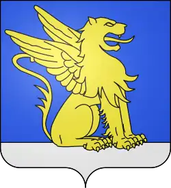 Escudo de Saint-Marc-Jaumegarde (Francia).