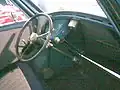 BMW Isetta, vista interior tablero.