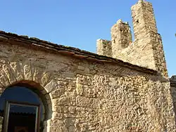 Detalle de la fachada.