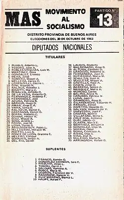 Movimiento al Socialismo