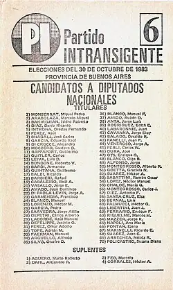 Partido Intransigente