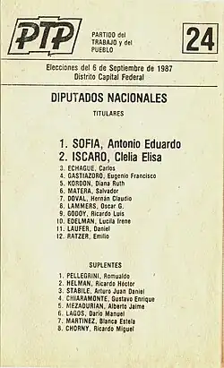 Partido del Trabajo y del Pueblo