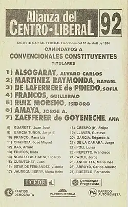 Alianza de Centro Liberal