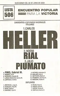 Encuentro Popular para la Victoria