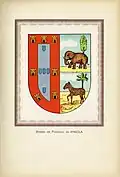Propuesta de escudo de armas de Angola en el Boletín de 1933