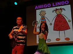 Jorge Bonaldi y Adriana Ducret en recital año 2015