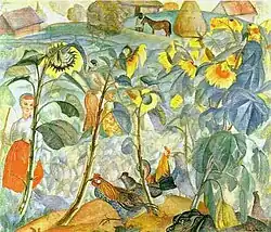 Girasoles, 1917-1919