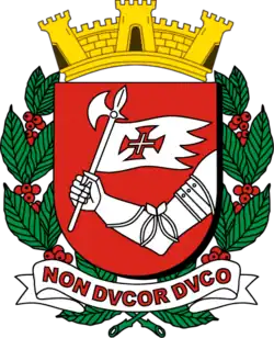 Escudo de la ciudad de São Paulo (1917 - 1974)