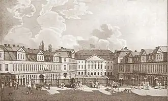 Palacio de Brunswick antes de 1830.