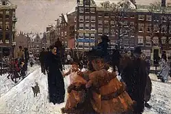 Georg Hendrik Breitner (1890): Singelbrug en Paleisstraat, Ámsterdam, colección privada.