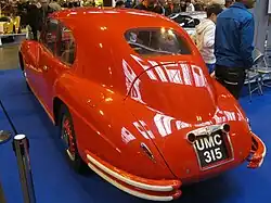 Vista trasera de un Superleggera