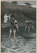 Vocación de Pedro y Andrés, de James Tissot
