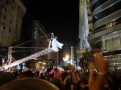 Representación de la Patria durante los festejos del Bicentenario de Argentina.