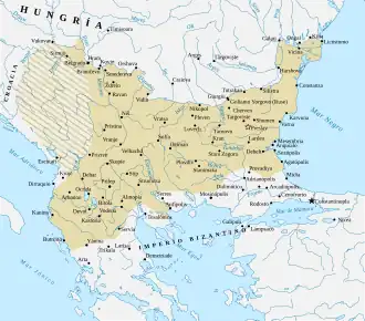 El Primer Imperio búlgaro durante el reinado del zar Simeón[1]​