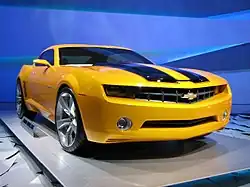 Chevrolet Camaro utilizado para interpretar a Bumblebee