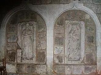 Sepulcros de don Andrés Cerezo y su madre