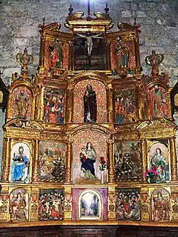 Retablo renacentista de la nave del Evangelio