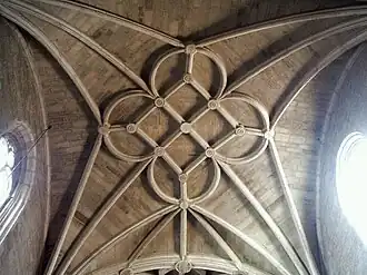 Bóveda tardogótica de la cabecera