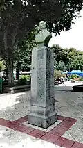 Busto Vicente Pérez Rosales, Valdivia.