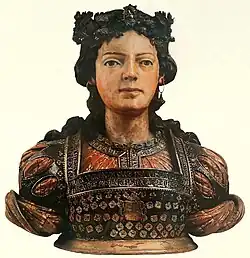 Relicario de Santa Constanza en la Catedral de Orense.