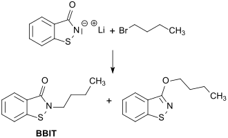 Synthese von Butylbenzisothiazolinon BBIT aus BIT