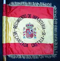 Estandarte del RIMZ Castilla n.º 16.