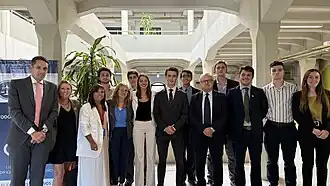 Foto del cambio de mando para la gestión 2025 del Centro de Estudiantes de Derecho de la Universidad Católica Argentina