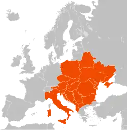 Países de Iniciativa de Centro Europa