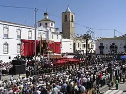 Función del día del Centenario de la Coronación en el Paseo de la Constitución-27 de abril de 2006
