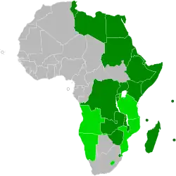 Situación de Mercado Común de África Oriental y Austral