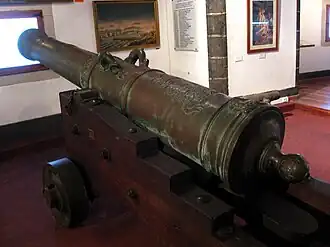 Cañón Tigre (Santa Cruz de Tenerife), este cañón le arrancó el brazo al almirante Horatio Nelson en 1797.