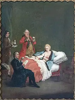 El chocolate matinal, 1780.