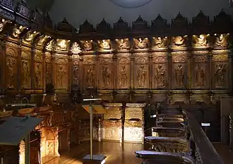 Vista de la sillería