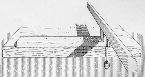 Reloj de sombra de la época Seti I (sechat).