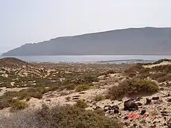 Panorámica del pueblo desde el interior de la isla